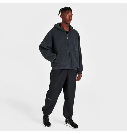 Свитшот мужской Adidas Sportswear Polar Fleece Full-Zip Hooded Sweatshirt Black Hg2076