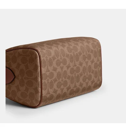 Сумка женская COACH Rowan Satchel Bag In Signature Canvas Brown/Beige CV961