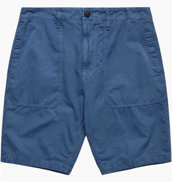 Шорты мужские Stone Island Bermuda Shorts 7815L07Wa Blue 7815L07WA-V0124