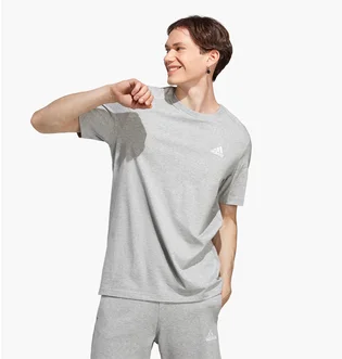 Футболка мужская Adidas Essentials Single Jersey Embroidered Small Logo Tee Grey Ic9288