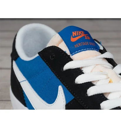 Кроссовки унисекс Nike Sb Heritage Vulc Skate Shoes Black/Blue CD5010-004