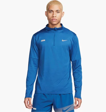 Кофта чоловіча Nike Element Flash Dri-Fit 1/2-Zip Running Top Blue FB8556-476
