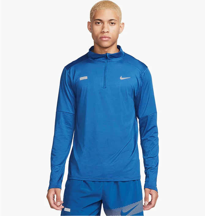 Кофта чоловіча Nike Element Flash Dri-Fit 1/2-Zip Running Top Blue FB8556-476