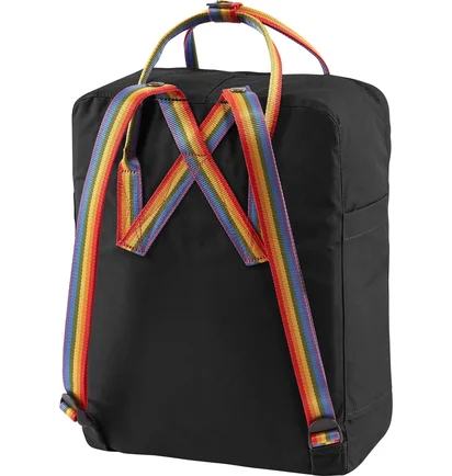 Рюкзак унисекс Fjallraven Kanken Rainbow Black 23620.550-907