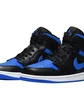 Кроссовки мужские Air Jordan 1 Mid Black/White/Hyper Royal 554724-068