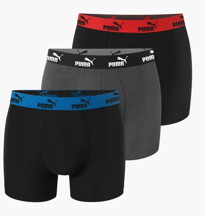 Трусы мужские Puma Everyday Coton Stretch (3 шт) Multi 100003547-008