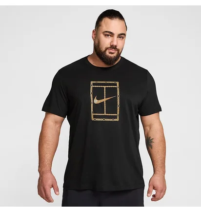 Футболка чоловіча Nike Court Heritage MenS Tennis T-Shirt Black HF6217-010