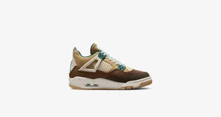 Кроссовки детские Air Jordan 4 Retro Cacao Wow Olive/Brown FB2214-200