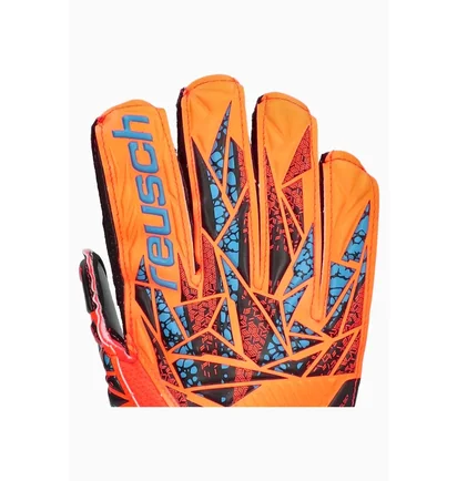 Рукавиці воротарські дитячі Reusch Attrakt Silver Junior Orange/Black 5472215-2211