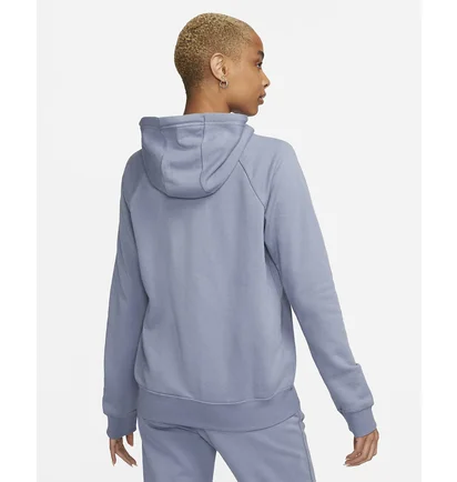Толстовка жіноча Nike Essntl Flc Fz Hoodie Light Blue Dx2317-493
