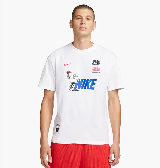 Футболка чоловіча Nike MenS Basketball T-Shirt White DO2246-100