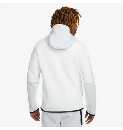 Толстовка чоловіча Nike Sportswear Tech Fleece Full-Zip Hoodie White DV0537-121