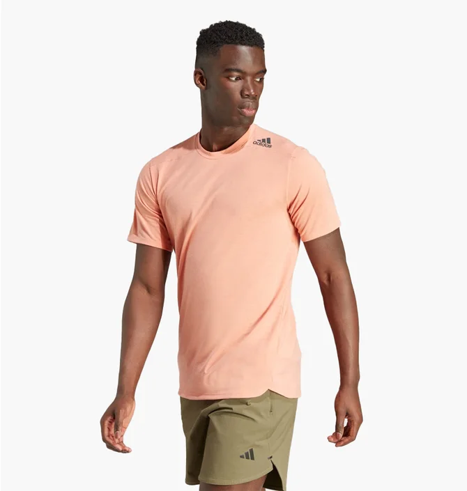 Футболка чоловіча Adidas Designed For Training Tee Peach IL1443