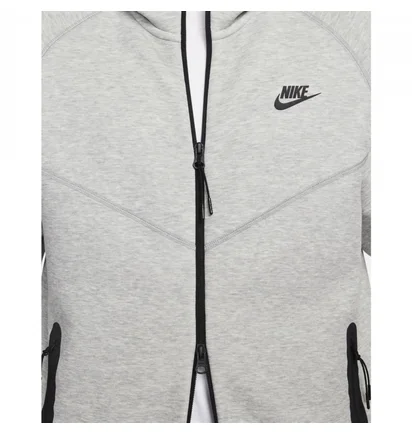 Толстовка чоловіча Nike Tech Fleece Full-Zip Hoodie Grey FB7921-063