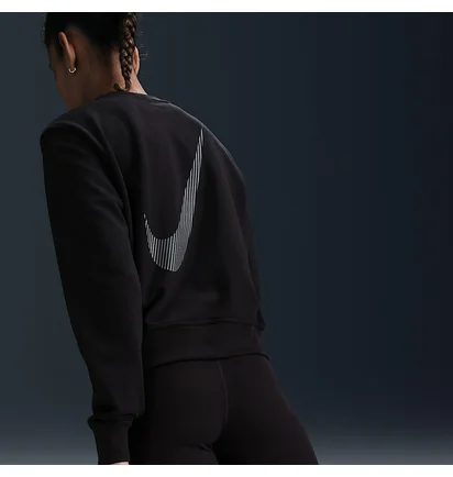 Свитшот женский Nike One Dri-Fit Crew Hbr Tt Black IB1450-010