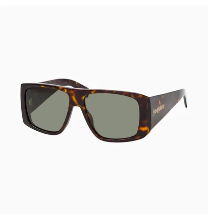 Сонцезахисні окуляри жіночі SAINT LAURENT Green/Brown SL-832-002-57