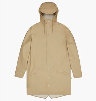 Куртка унісекс Rains Rains Long Beige 12020-24