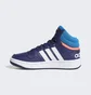 Кроссовки детские Adidas Hoops Mid Shoes Blue/White Gw0400