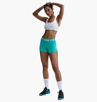 Шорти жіночі Nike Pro Womens Boy Cut Short Turquoise CZ9857-345