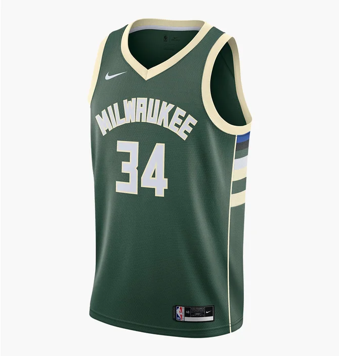 Майка мужская Nike Nba Swingman Giannis Antetokounmpo Bucks Icon Edition 2020 Green CW3672-329