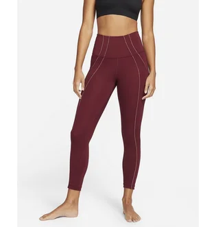 Лосини жіночі Nike Yoga Dri-Fit Bordo DD5772-638