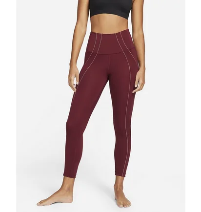 Лосины женские Nike Yoga Dri-Fit Bordo DD5772-638