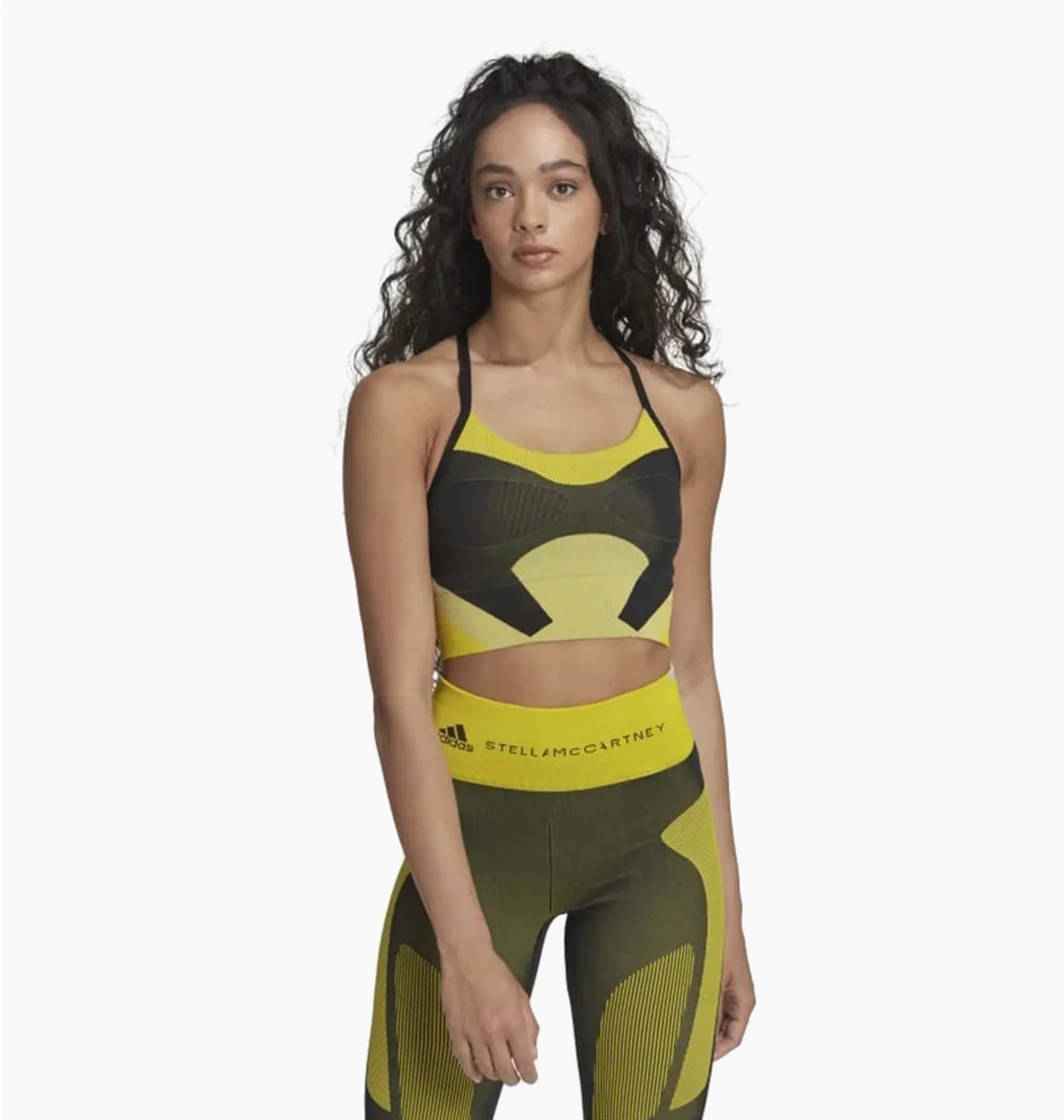Aidastyle ブラベルトクリスタル 3点ゴールド フリンジ ᐉ Топ жіночий Adidas By Stella Mccartney Truestrength Yoga Knit