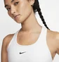 Топ женский Nike Womens Medium-Support 1-Piece Pad Sports Bra White Bv3636-100