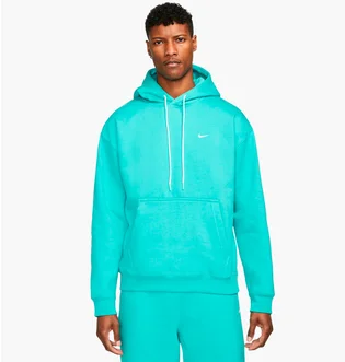 Худи мужское Nike Solo Swoosh Fleece Hoodie Turquoise CV0552-393