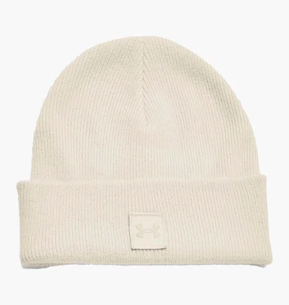Шапка чоловіча Under Armour Halftime Shallow Cuff White 1379990-110