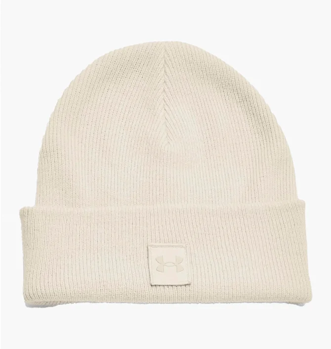 Шапка чоловіча Under Armour Halftime Shallow Cuff White 1379990-110