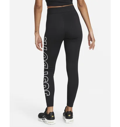 Легінси жіночі Nike Sportswear Classics Graphic High-Waisted Leggings Black DV7793-010