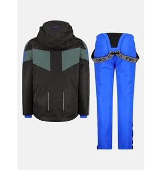 Спортивный костюм детский CMP Set Jacket And Pant Black/Orange 33W0024-U423