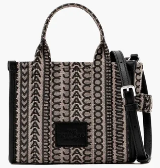 Сумка жіноча Marc Jacobs The Monogram Mini Tote Bag Black H021M06RE22-BEIGE-MULTI-64190