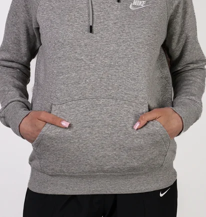 Худи женское Nike W Essential Fleece Hoodie Grey BV4124-063
