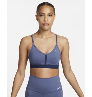 Топ женский Nike Indy WomenS Light-Support Padded V-Neck Sports Bra Blue CZ4456-491