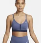 Топ женский Nike Indy WomenS Light-Support Padded V-Neck Sports Bra Blue CZ4456-491