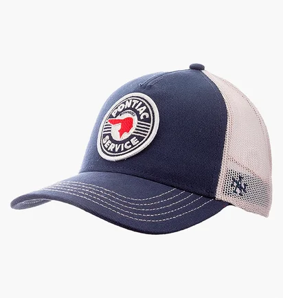 Кепка унисекс American Needle Pontiac Valin Blue/White SMU679A-PONTIAC