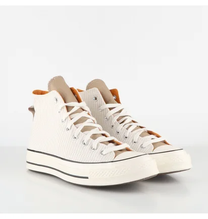 Кеды мужские Converse Chuck Taylor 70 Hi Crafted Stripe Shoes Beige A00473C