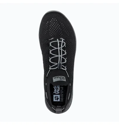 Кросівки чоловічі Jack Wolfskin Spirit Knit Low Black 4056621-6350