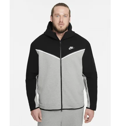 Толстовка чоловіча Nike Sportswear Hoodie Black/Grey CU4489-016