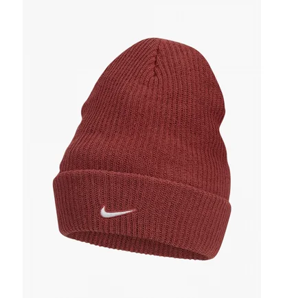 Шапка унисекс Nike Beanie Utility Swoosh Red Dv3342-691