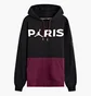 Толстовка мужская Nike Air Jordan X Psg Fleece Pullover Hoodie Black Bordeaux Ck9773-010