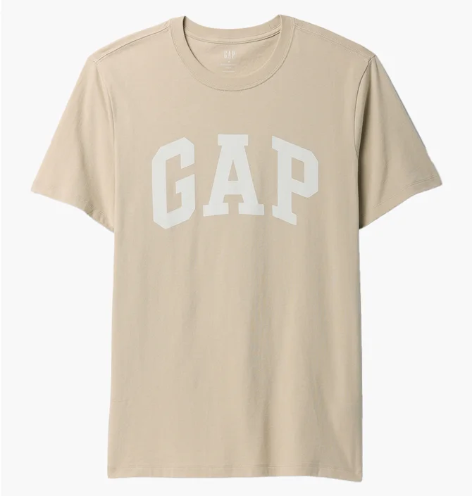 Футболка мужская Gap Everyday Soft Logo T-Shirt Grey 855769221