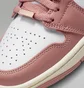Кроссовки женские Air Jordan 1 Mid Se Shoes White/Pink FB9892-670