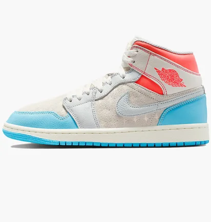 Кроссовки женские Air Jordan 1 Mid White IM7420-133