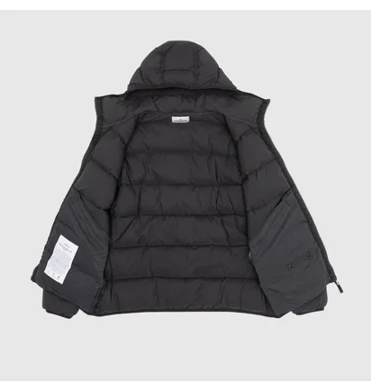 Пуховик чоловічий Stone Island Seamless Tunnel Nylon Down-Tc Hooded Jacket Black 811543128-V0029
