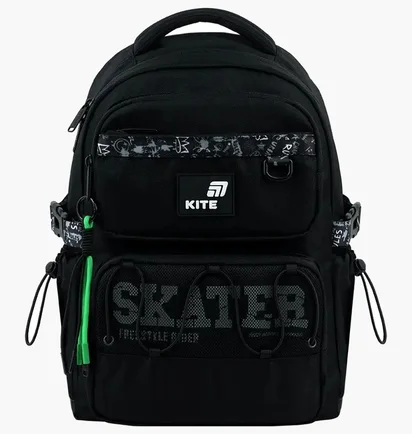 Рюкзак детский Kite Skater Black K26-1022M-2