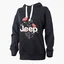 Худи женское Jeep Hooded Oversize Sweatshirt Botanical Print Black O102606-B000