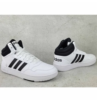 Кроссовки женские Adidas Hoops 3.0 Mid White IG3715